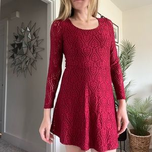 Charlotte Russe | Red Lacey Dress